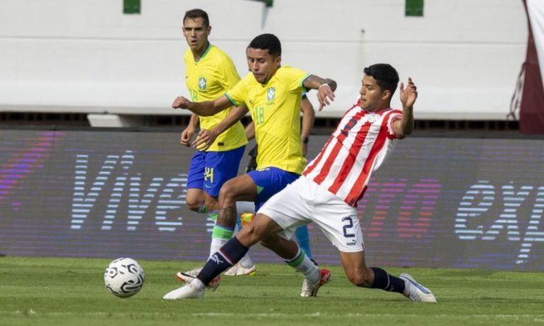 Endrick erra pênalti e Brasil abre fase final do Pré-Olímpico com derrota