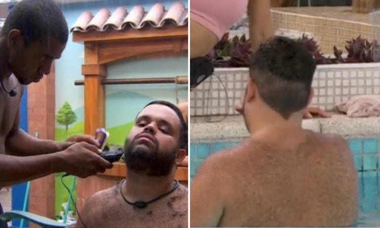 Michel se revolta com corte de cabelo feito por Davi no ‘BBB 24’ que virou meme