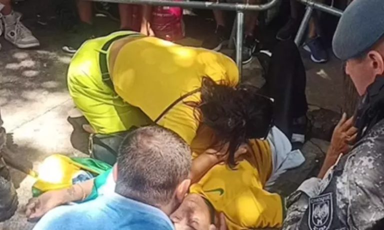 Mulher cai de árvore e perfura pulmão durante ato de Bolsonaro na Paulista