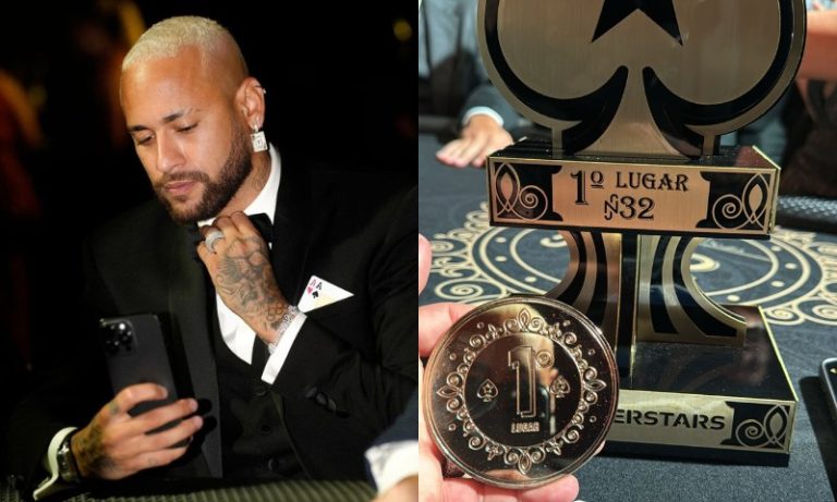 Neymar vence torneio de pôquer comemorativo de seu aniversário de 32 anos