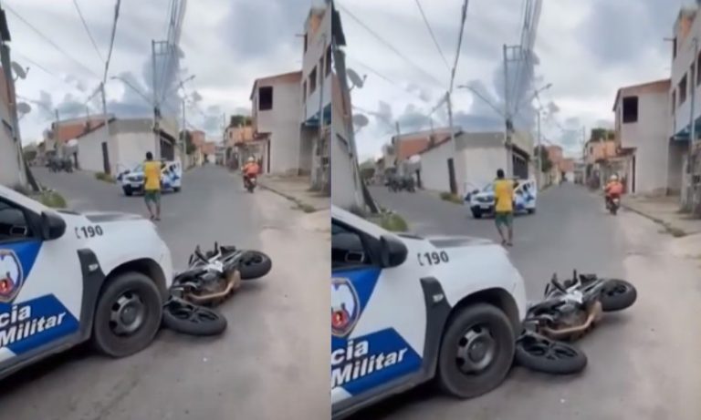 Suspeito é baleado e preso após ameaçar moradores na Serra