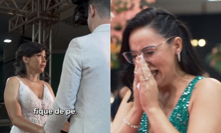 VÍDEO | Noiva conhece doadora de medula óssea no dia do casamento