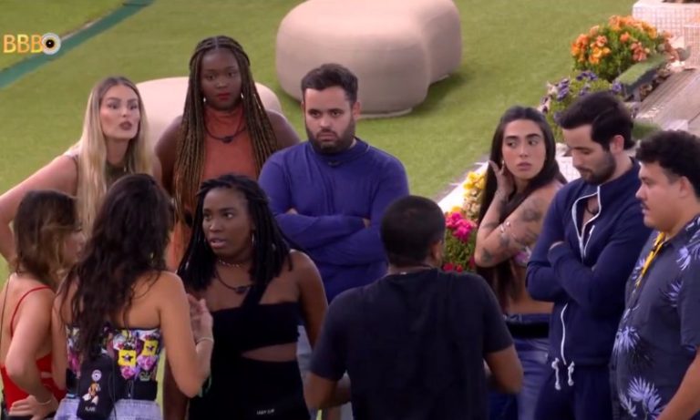 Briga generalizada no ‘BBB 24’ causa fim de alianças e puxão de orelha do Big Boss