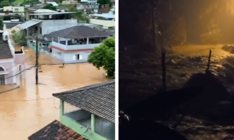 Chuva atinge 9 cidades do Sul do ES com mais de 100 milímetros em menos de 24 horas