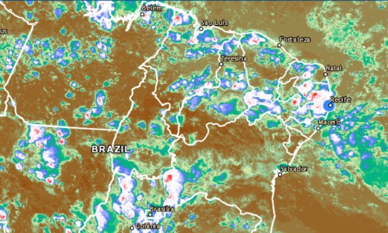Chuva moderada a forte: alerta da Apac para todas as regiões de Pernambuco