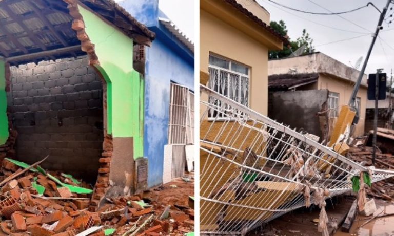 Chuva no ES: duas pessoas estão desaparecidas em Apiacá
