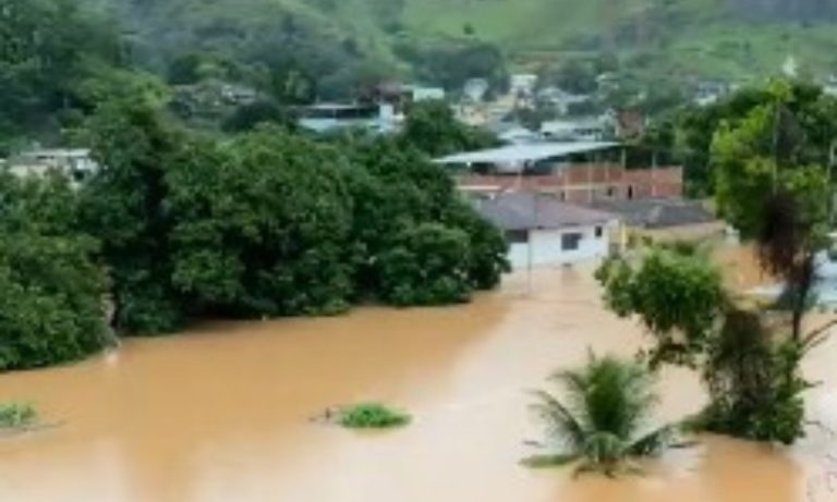 Cidade do Sul do ES registra quase 300 milímetros de chuva