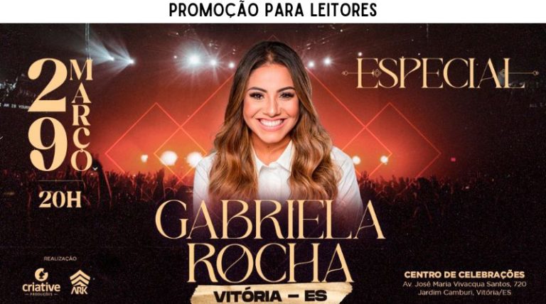 GABRIELA ROCHA | Promoção para leitores