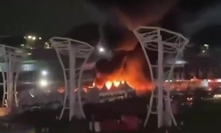 Incêndio atinge tenda de apoio do Lollapalooza