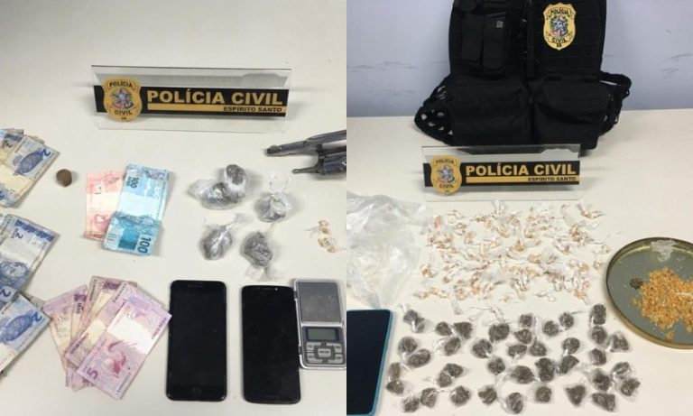 Operação da Polícia Civil apreende drogas e arma na região do Caparaó