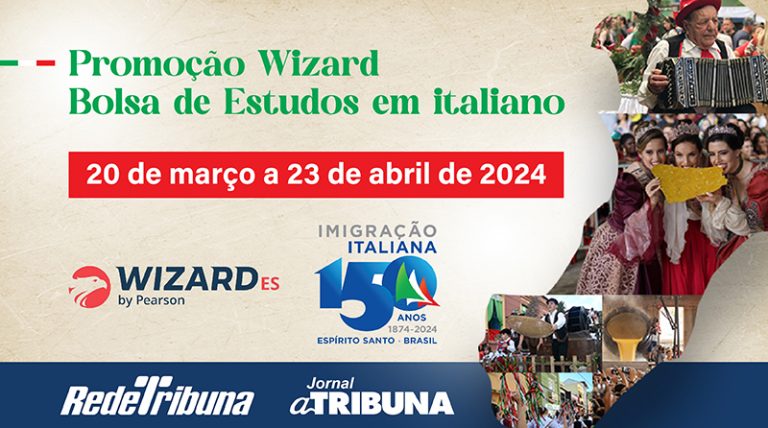 PROMOÇÃO WIZARD BOLSA INTEGRAL DE ESTUDOS EM ITALIANO