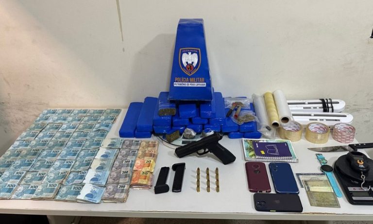 Polícia apreende quase R$ 100 mil com foragido do RJ em Guarapari