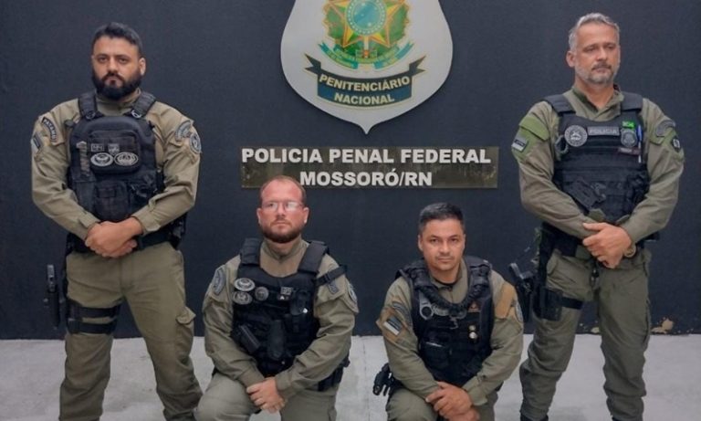 Policiais penais do ES reforçam a segurança em presídio federal de Mossoró