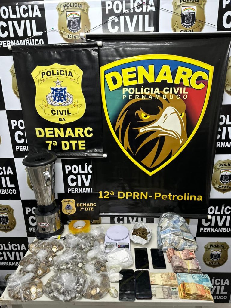 Preso suspeito de gerenciar tráfico de drogas em Petrolina