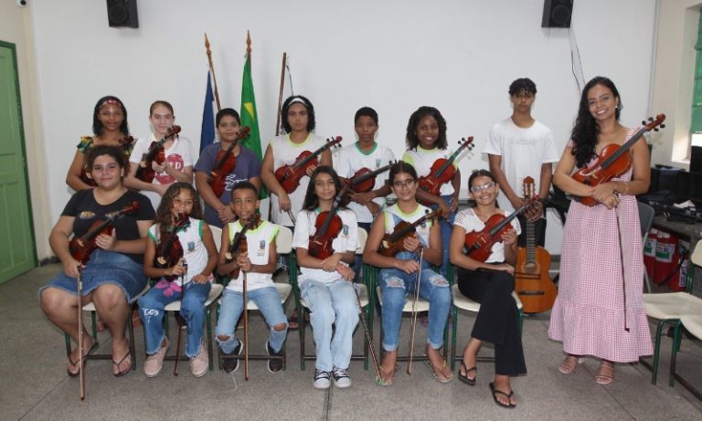 Superação em orquestra de violinos de Cariacica