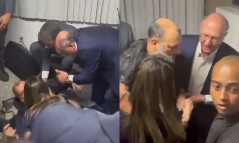 VÍDEO | Alckmin socorre homem que passava mal durante evento em Manaus