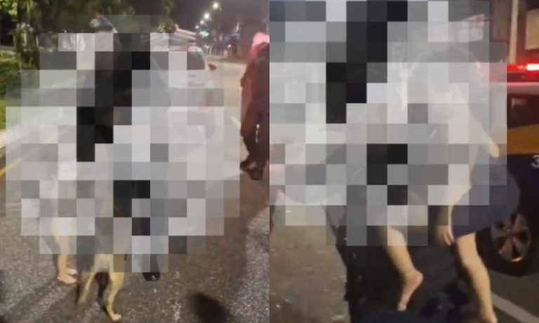 VÍDEO | Bebê foge de casa e é encontrado de madrugada ao lado de cachorro caramelo