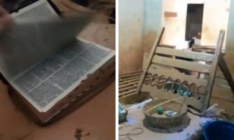 VÍDEO | “Só a Bíblia ficou intacta”, diz morador que teve casa coberta pela água