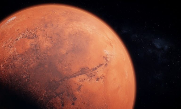 Vulcão gigante é descoberto em Marte