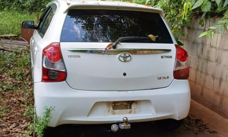 Carro utilizado em roubo de armas de clube de tiro no ES é encontrado