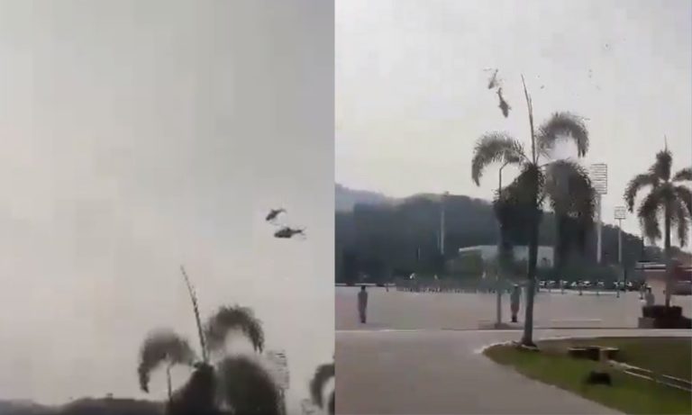 Colisão entre helicópteros militares deixa 10 mortos na Malásia