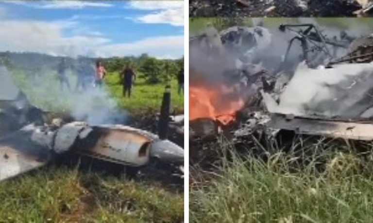 FAB persegue e intercepta avião clandestino vindo da Bolívia