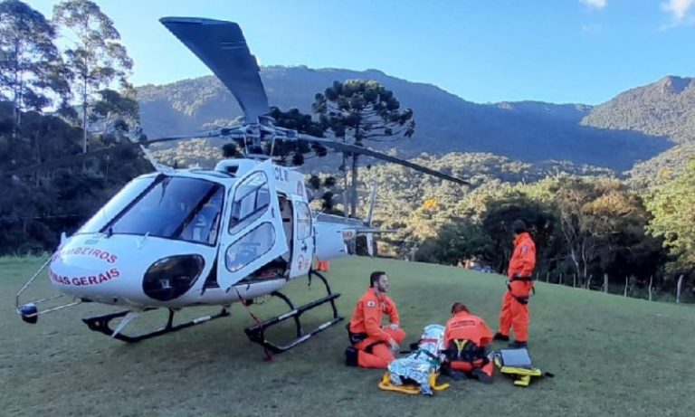 Homem cai durante voo de parapente na Serra da Mantiqueira em MG