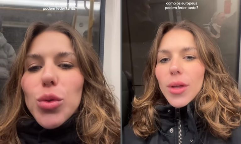 Influenciadora reclama de mau cheiro dos europeus: ‘A galera não toma banho’