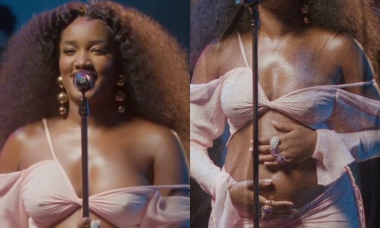 Iza faz live para fãs e exibe barriga de grávida pela primeira vez