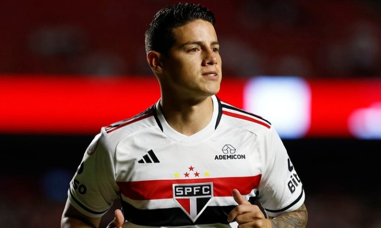 James tem maior minutagem do ano no São Paulo e corre o campo todo
