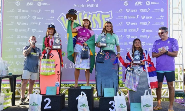 Luna Hardman vibra com título mundial de Bodyboarding em Jacaraípe