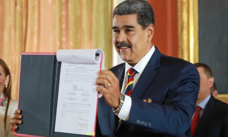 Maduro promulga lei que anexa Essequibo, na Guiana, à Venezuela