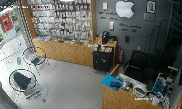 Polícia identifica suspeitos de roubo em loja de eletrônicos na Praia do Canto