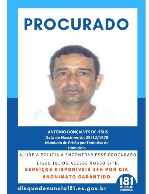 Polícia prende homem que figurava em lista de mais procurados de cidade do ES