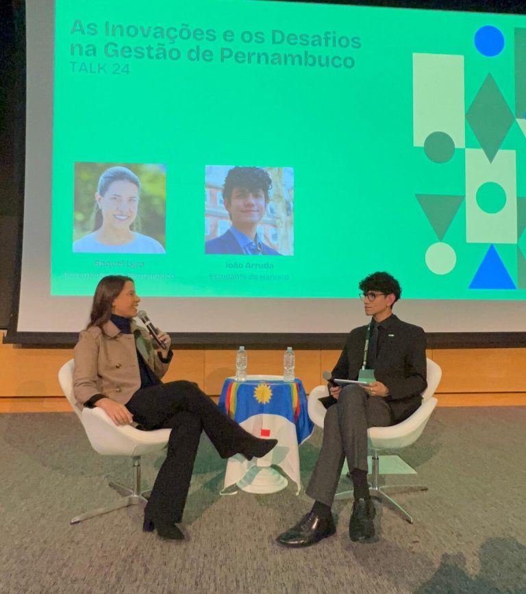 Raquel Lyra anuncia o Programa Cientista Arretado durante o Brazil Conference