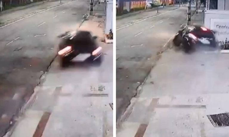 Vídeo mostra momento do acidente que causou morte de duas jovens na Serra