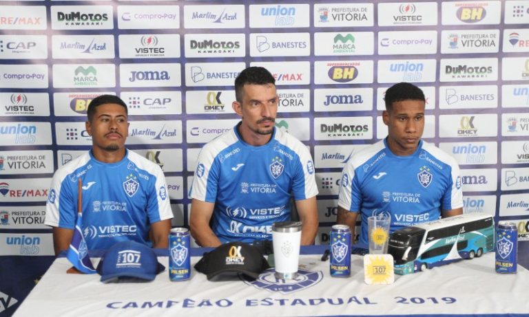 Vitória apresenta mais três reforços para a Copa ES