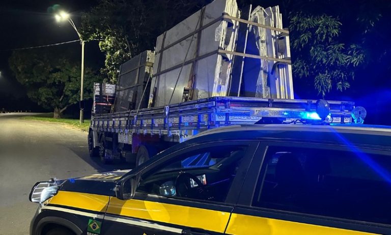 Caminhoneiro é detido com carga irregular e dirigindo sob efeito de drogas no ES