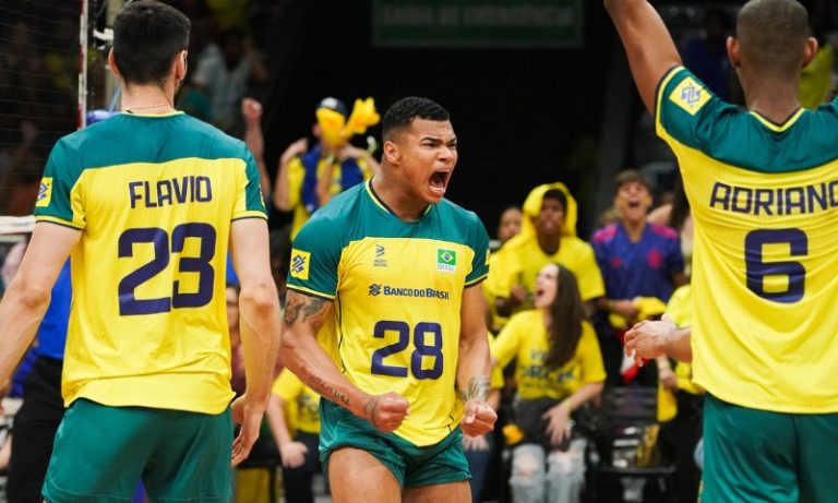 Darlan brilha e Brasil se vinga da Argentina na Liga das Nações de Vôlei