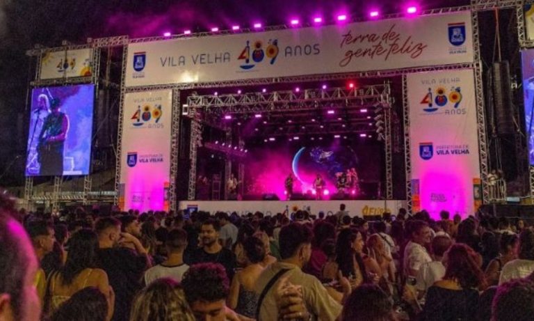 Forró e sertanejo agitam celebração do aniversário de Vila Velha nesta sexta