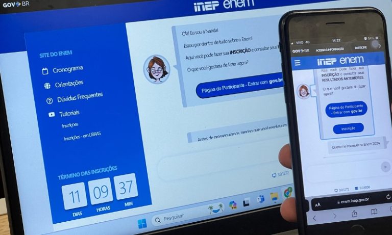 Golpistas imitam site do Enem para enganar candidatos