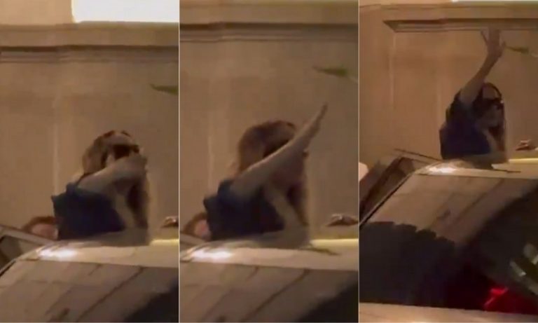 Madonna deixa Copacabana Palace e manda beijos para os fãs