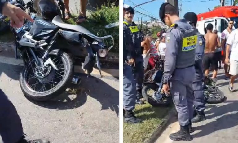 Motociclista é perseguido pela polícia e morre após bater em carro