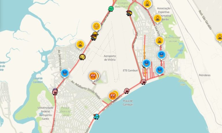 Obras deixam trânsito lento em diversos pontos da capital Vitória