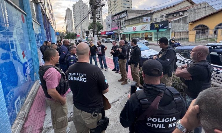 Polícia do ES prende nove suspeitos durante operação nacional contra o tráfico