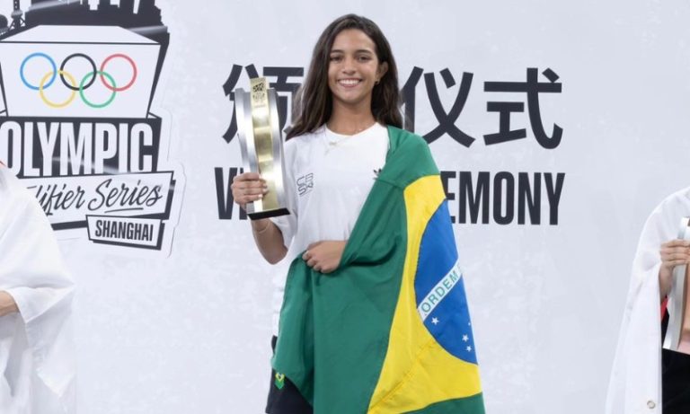 Rayssa Leal é campeã do skate street na China, mas Brasil fica sem medalhas no park