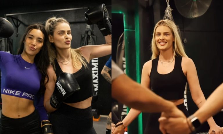 Sem intrigas: Yasmin Brunet e Vanessa Lopes vão juntas à academia. Veja vídeo