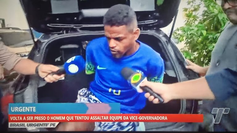 Suspeito de tentativa de assalto à equipe da vice-governadora está preso novamente