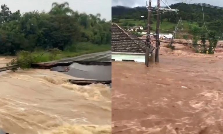 Sobe para oito o número de mortos por temporais no RS
