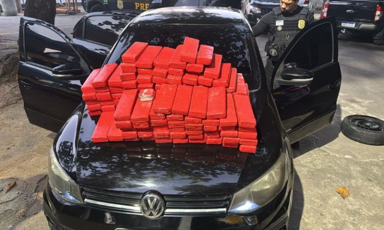 100kg de maconha são apreendidos em Mimoso do Sul